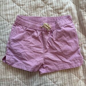 Crewcuts Pull-On Chino‎ Shorts Elastic Waistband Lavender Purple Girls Size 10